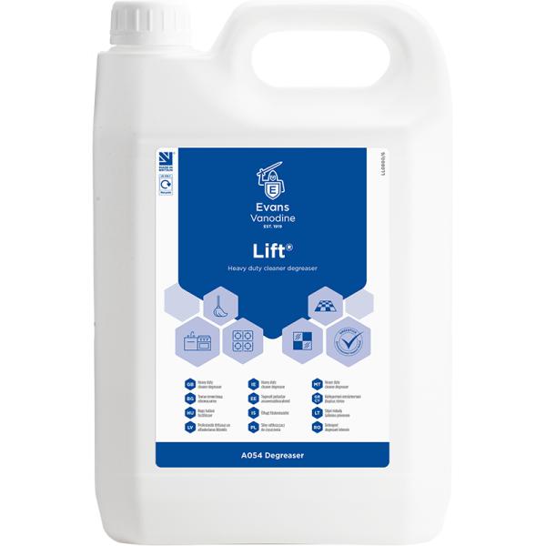 Evans Lift Unperfumed Cleaner Degreaser 5L